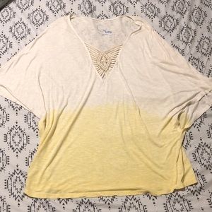 Blue Life xs/s boho beach coverup RARE!